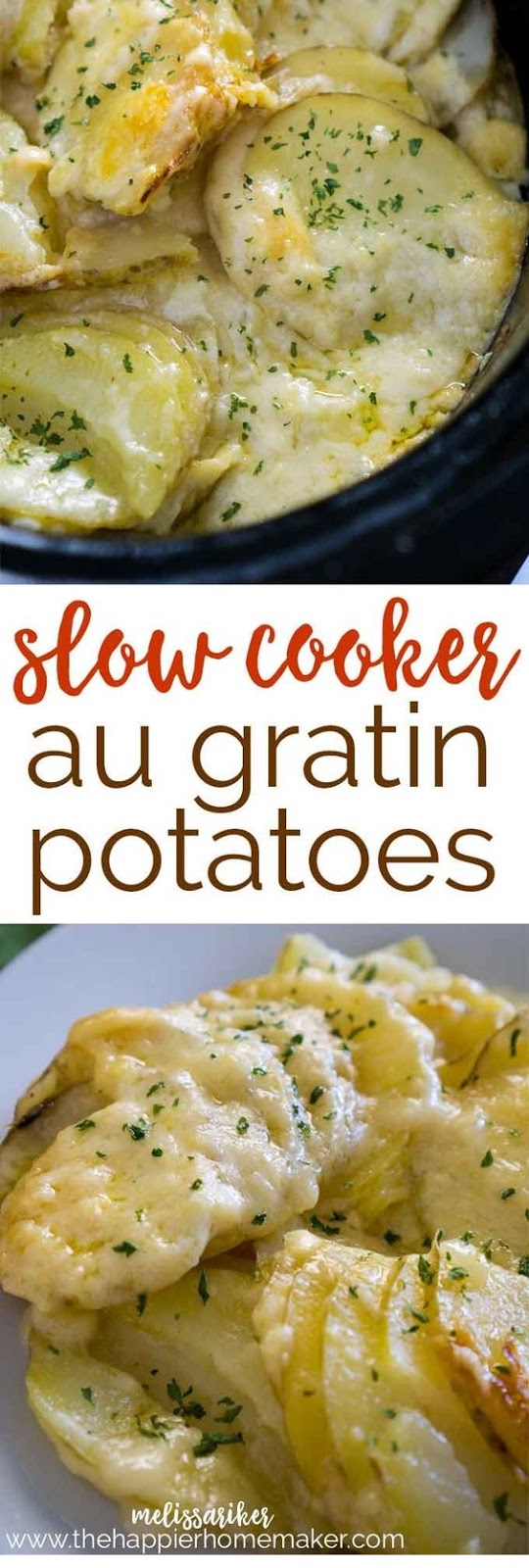 Slow Cooker Au Gratin Potatoes