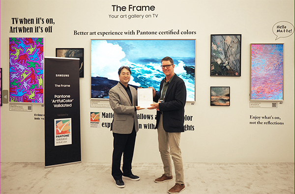 The Frame 2024 recibe la primera Certificación ArtfulColor Pantone(R) Validated por fidelidad de color