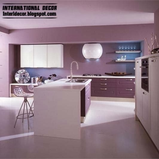 Purple Kitchen interior design and Contemporary kitchen design ... Purple kitchen interior design. The ...