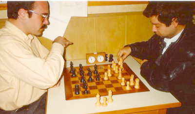 Partida de ajedrez del Campeonato Social de Partidas Rápidas del Sant Andreu 1990