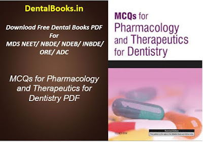 MCQs for Pharmacology and Therapeutics for Dentistry PDF-DENTAL BOOKS