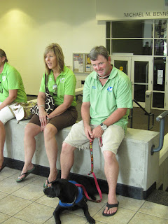 Susan and Brian took advantage of the seating to have Liz do a down stay.