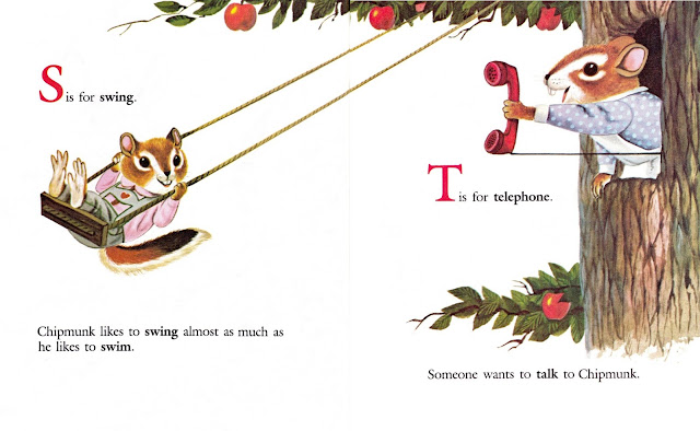 "Richard Scarry's Chipmunk's ABC" by Roberta Miller, illustrated by Richard Scarry (1963)