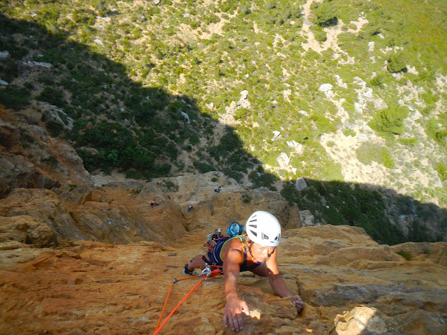 escalade à Cap-Canailles Cassis Calanques Manu RUIZ