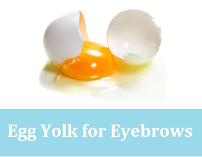 Egg Yolk to get thick eyebrows - Homeremediestipsideas