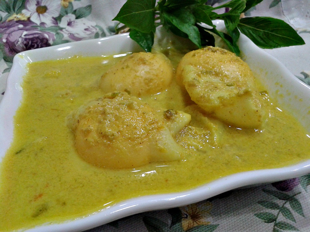 GULAI KUNING TELUR ITIK  RESEPI ORE KITO