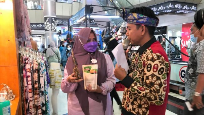 Berbagai Produk Unggulan IKM Tanjungpinang Dipamerkan Dalam Pameran PPI 2021