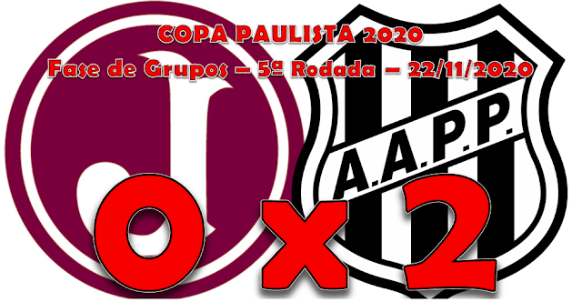 JUVENTUS 0 x 2 Ponte Preta (Copa Paulista - Fase de Grupos - 5ª Rodada)