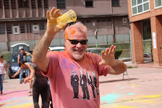 Fiestas hindú de colores en el Día de Rontegi