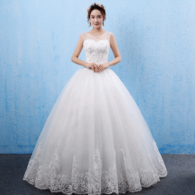 Beauty Emily White Wedding Dresses 2017 vestido de casamento Boat Neck Off the Shoulder Ball Gown Wedding Party Bridal Dresses