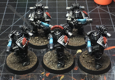 1st Legion Dark Angels Terran Tactical Support  Squad WIP