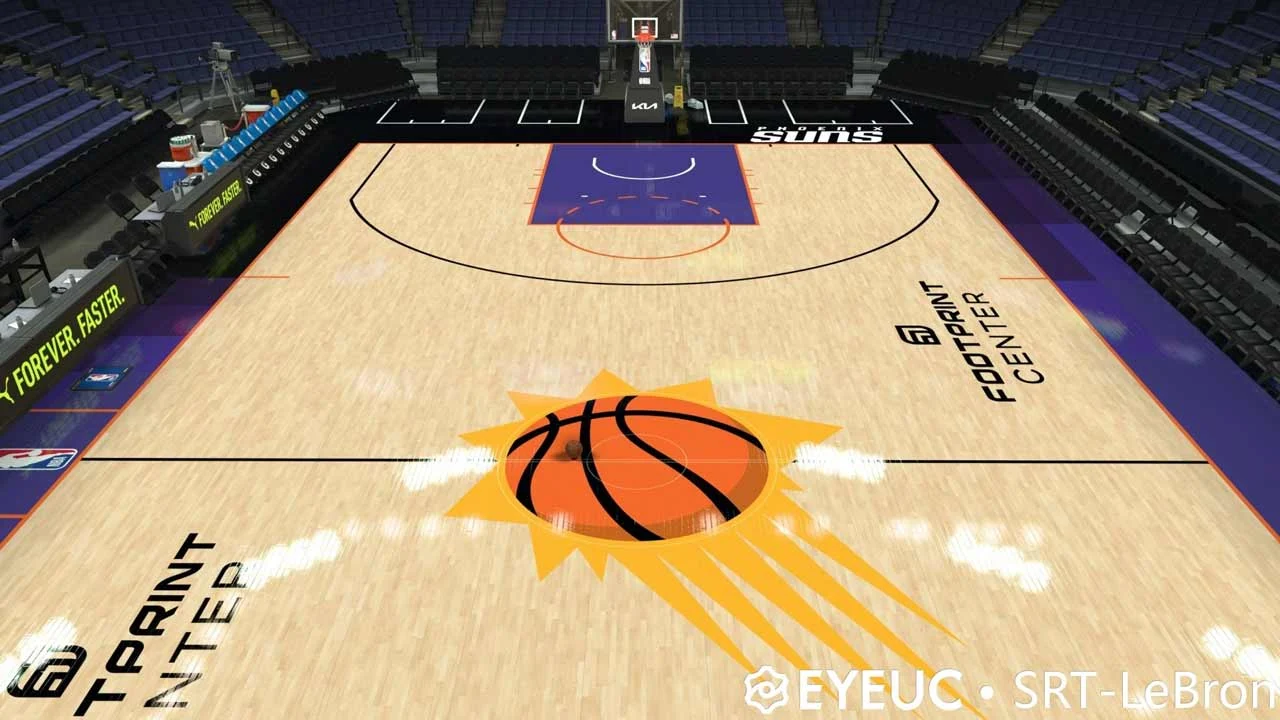 NBA 2K24 Phoenix Suns 2024 Court Update 1.1