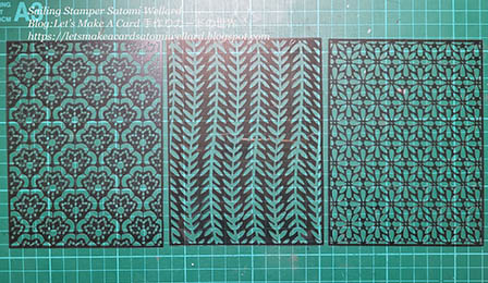 Stampin'Up! Stencils by Sailing Stamper Satomi Wellard