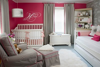 Gray Paint Colors  Bedrooms on This Nursery Makes Grey And Pink My New Favorite Colors