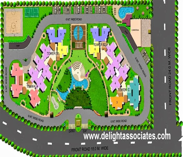 Divyansh Flora Noida Extension Site Plan