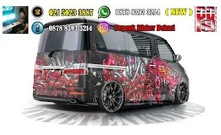 Luxio,floral,Karat,Mobil,rushty,sticker mobil,decal sticker,cutting sticker Mobil,grandmax,jakarta,Bekasi,