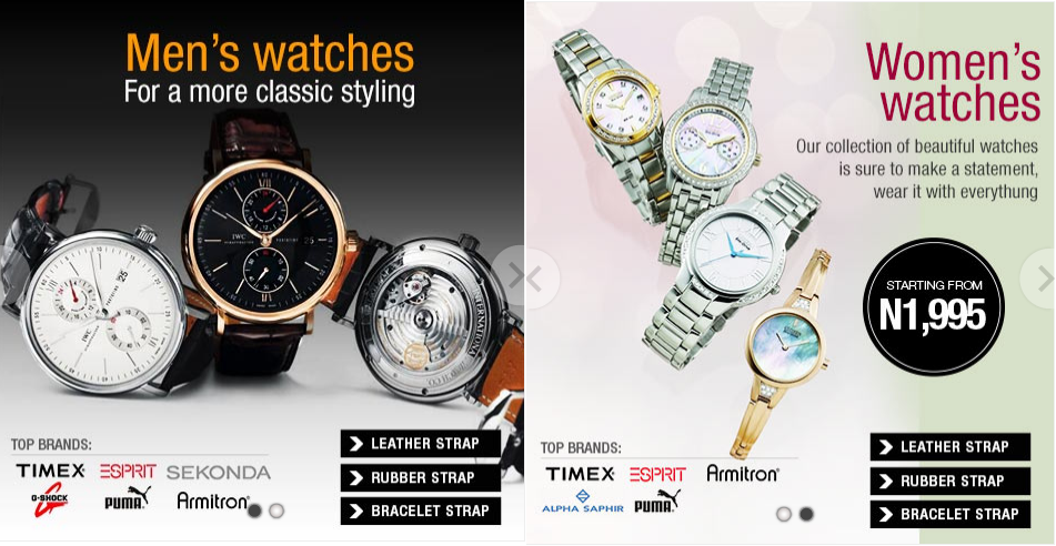 Buy Wrist Watches Online in Nigeria  Men Women Watches on Konga Jumia 