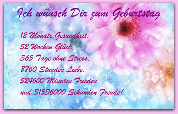 glückwunsch zum geburtstag der schwester