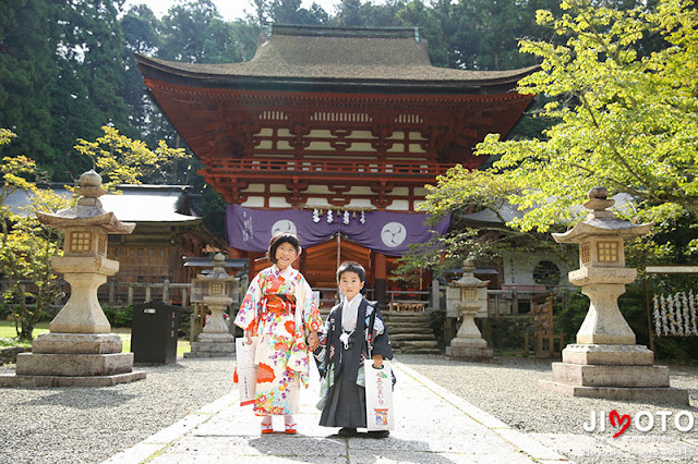 丹生都比売神社への七五三出張撮影