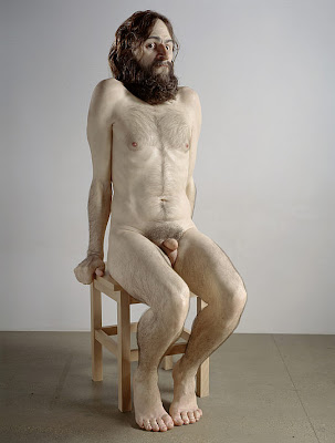 This following 2002 his sculpture of Rom Mueck's pregnant woman was