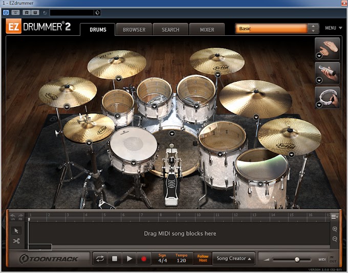 Toontrack – EZdrummer 2 + All Expansion ( VST, RTAS) [Win X64 X86]