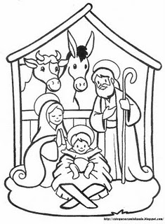Sekolah Minggu Ceria: Gambar Kelahiran Tuhan Yesus ke Dunia