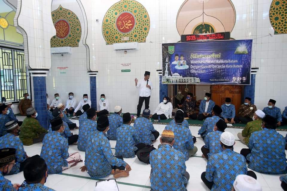 Silaturahmi Bersama BMGQ Kota Batam, Rudi Ajak Guru TPQ Sambut Kemulian Ramadhan