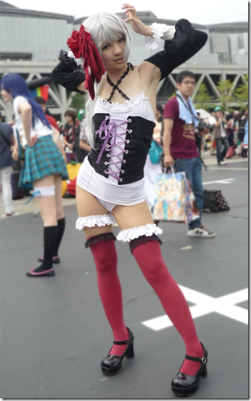 unknown cosplay 59 from comiket 2010 - pink sweets ~ibara sorekara~ cosplay - meidi rose