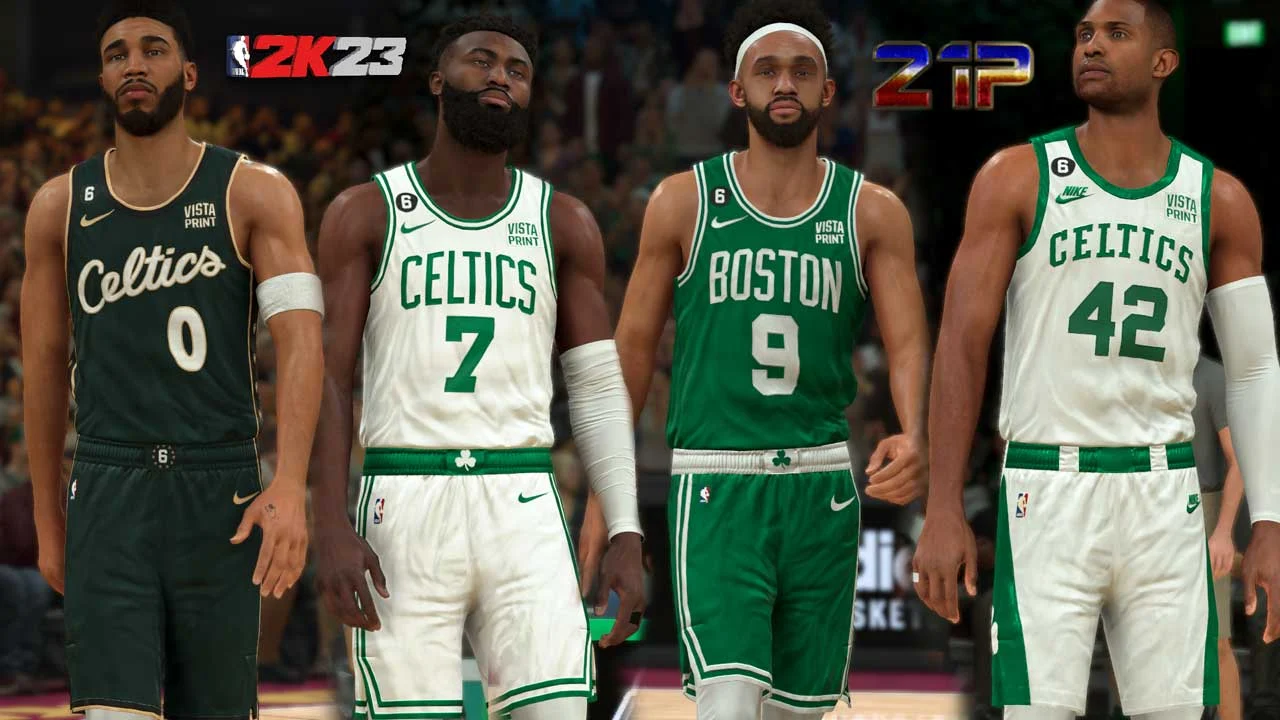 NBA 2K23 Boston Celtics Realistic Jerseys