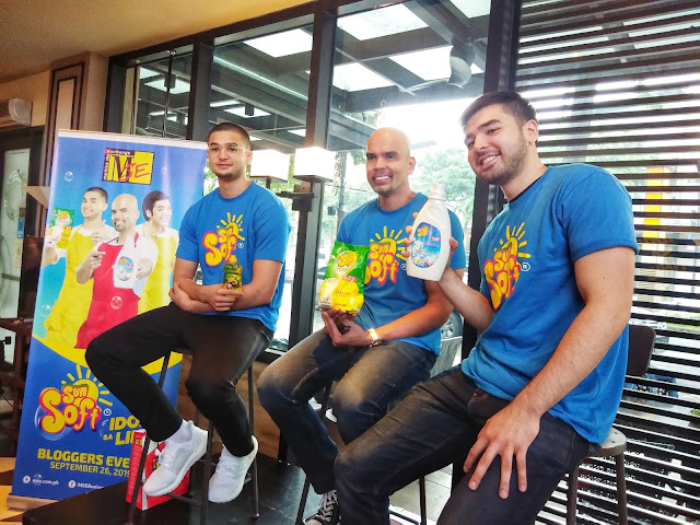 Benjie, Kobe, and Andre Paras for Sun Soft