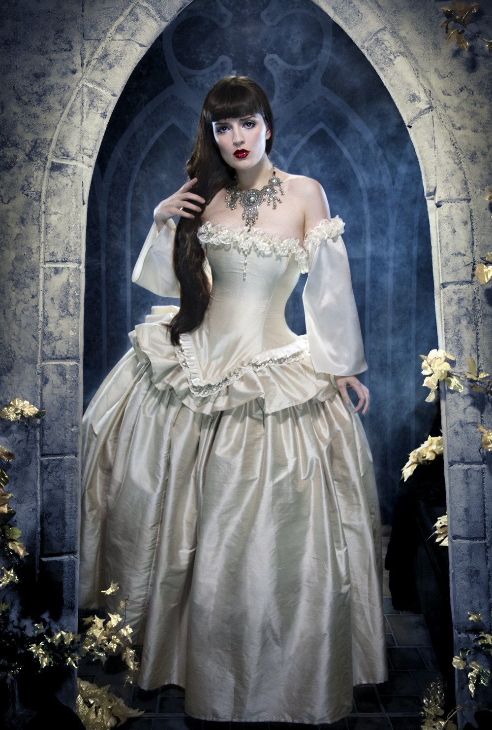 gothicweddingdresses pruple