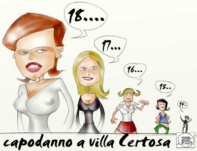 Berlusconi Gava satira vignette