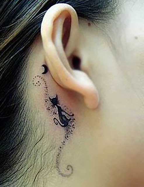  ideas about Ear Tattoos on Pinterest | Tattoos, Behind Ear