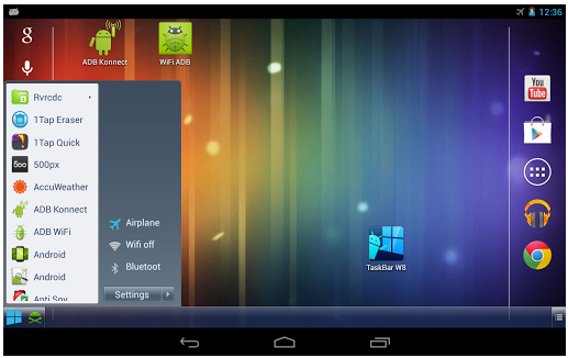 Cara Mudah Membuat Tampilan Android Seperti Windows dengan Taskbar 4.0 di Android
