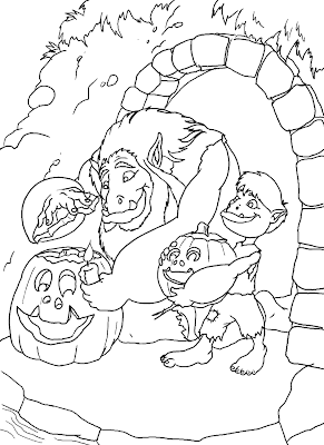 halloween coloring pages