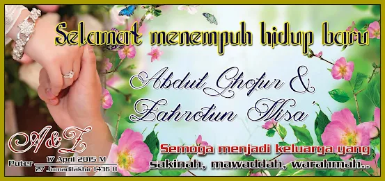 banner nikahan