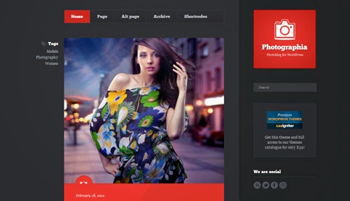 Photographia Cssigniter Wordpress Theme Version 1.1 free