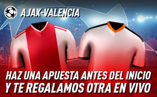 sportium promo champions Ajax vs Valencia 10 diciembre 2019