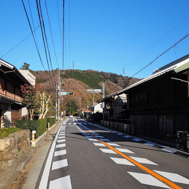 国道20号　甲州街道　小原宿本陣