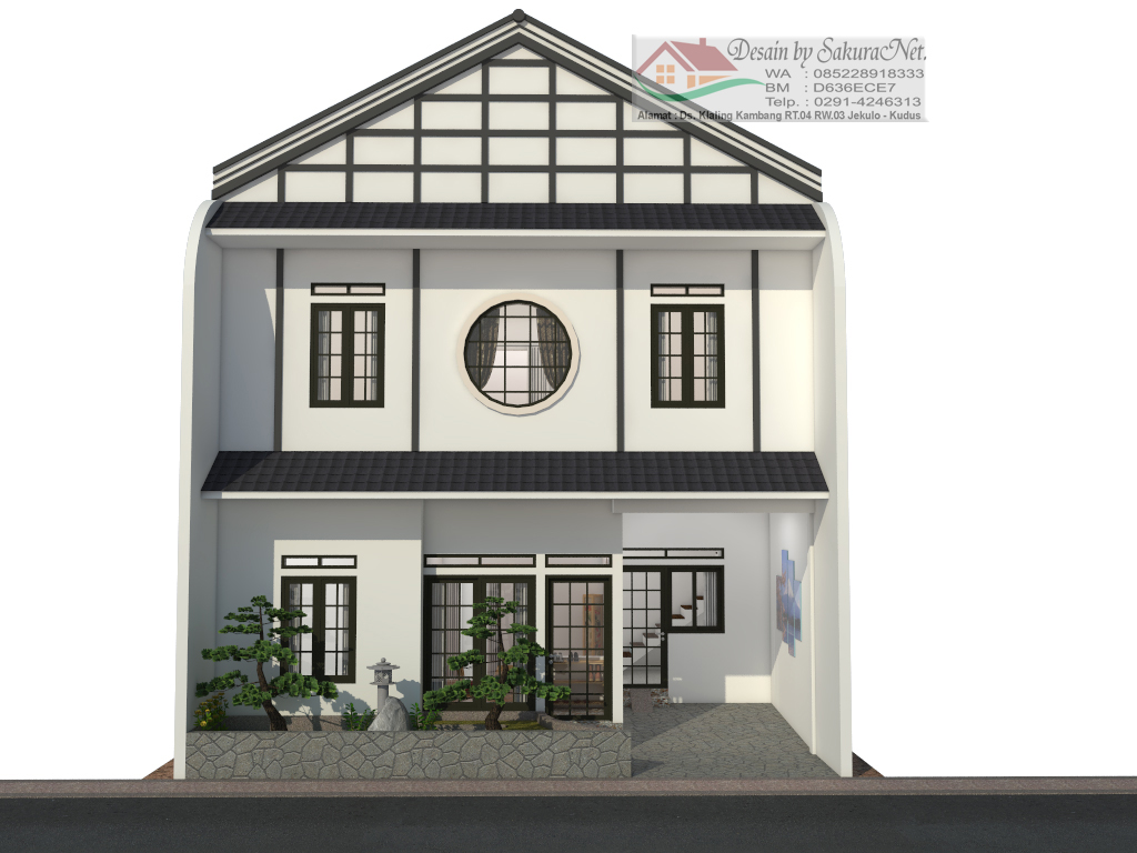 Desain 3D Rumah By SakuraNet Desain Rumah Jepang Minimalis Kudus 9x11