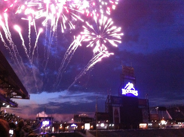 Coors Field Fireworks