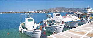 Boat Dock Antiparos Greece