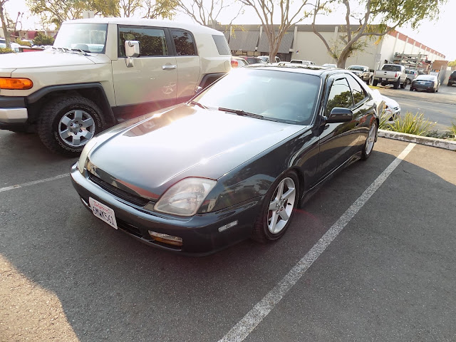 Oxidized Honda Prelude after paint at Almost Everything Auto Body.