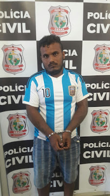 Policiais Civis de Ipueiras prendem indivíduo acusado de vários crimes, inclusive, atrapalhar investigações