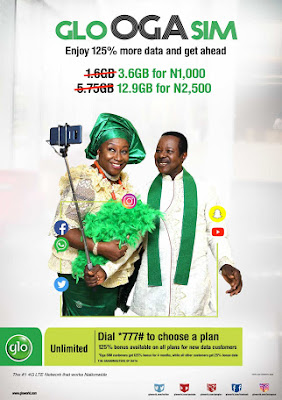 Glo Double Data: Get 125% Bonus With New OGA Sim Offer