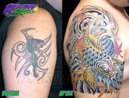 tattoos cover up on shoulder