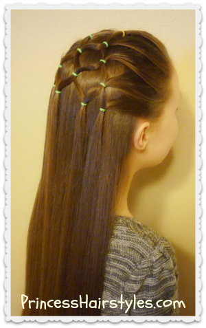 Elastic Christmas Tree Hairstyle  Hairstyles For Girls 