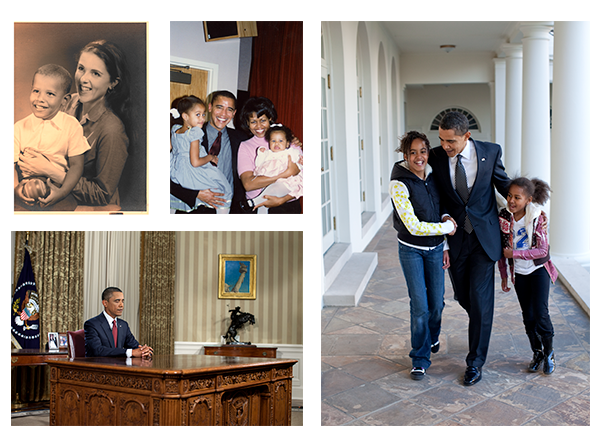 Fotos pessoais de Barack Obama inclusas no livro Uma Terra Prometida