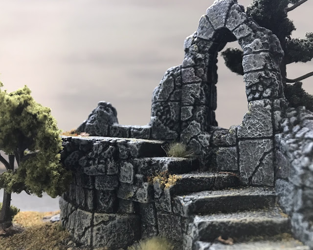 Fantasy Forest Ruin Scatter Terrain, Shadows of Ravenhome