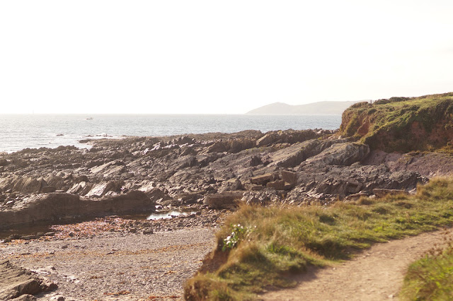 Wembury Point beach and the Great Mewstone Devon